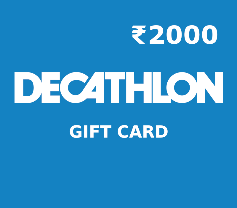Decathlon ₹2000 Подарочная карта IN