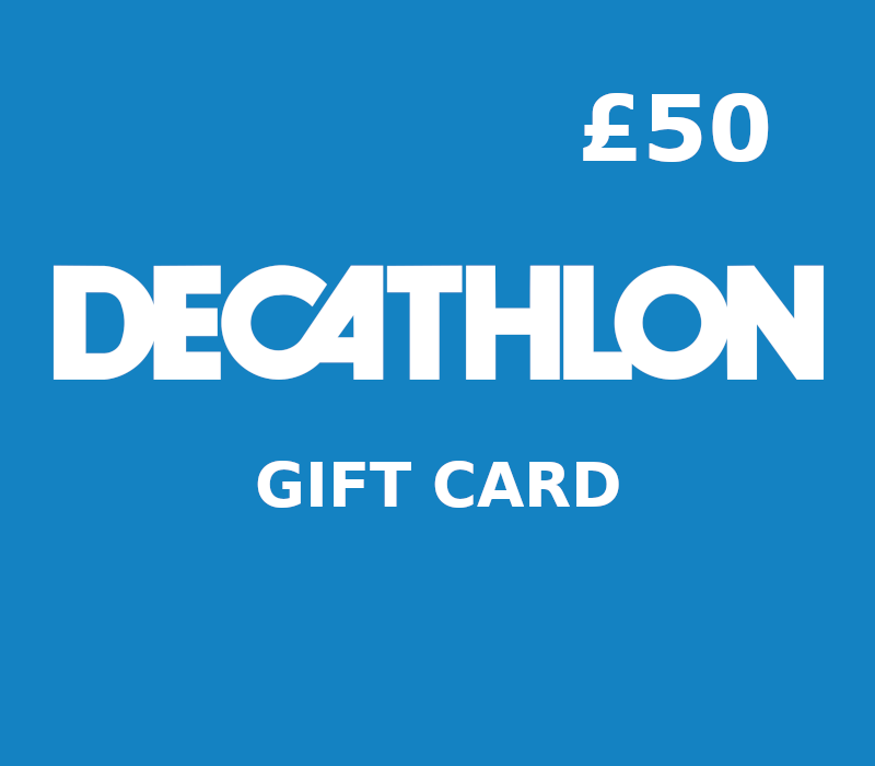 Decathlon £50 Подарочная карта UK