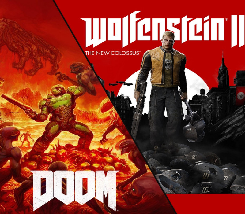 DOOM and Wolfenstein II Набор Steam Ключ