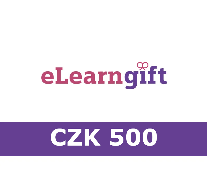 eLearnGift 500 CZK Подарочная карта CZ