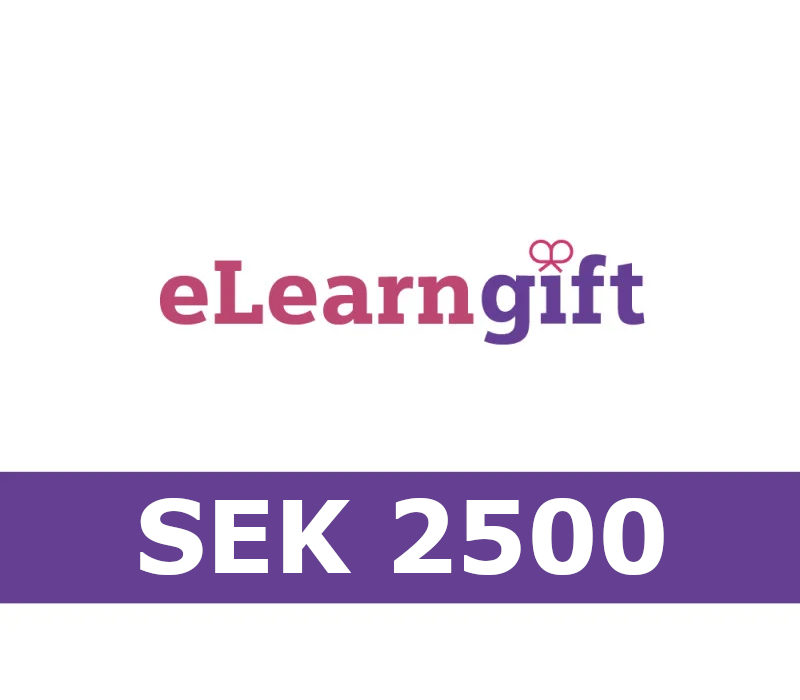 eLearnGift 2500 SEK Подарочная карта SE