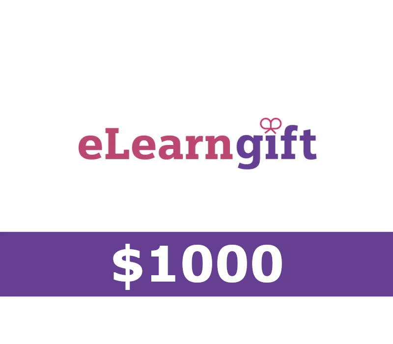 eLearnGift $1000 Подарочная карта CA