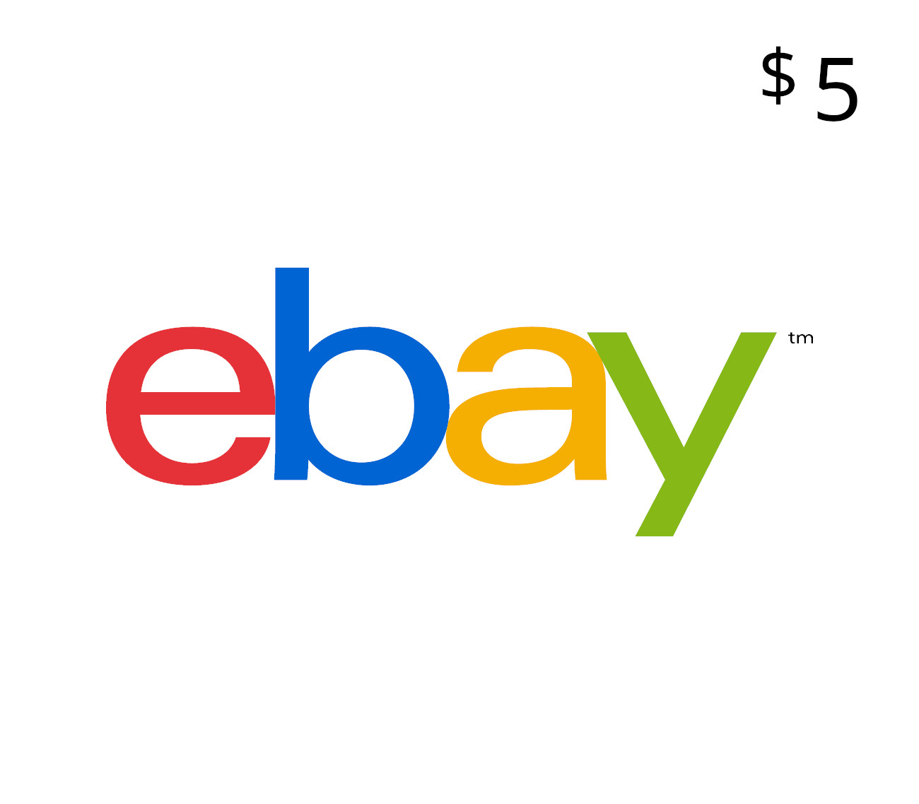 eBay $5 Подарочная карта US