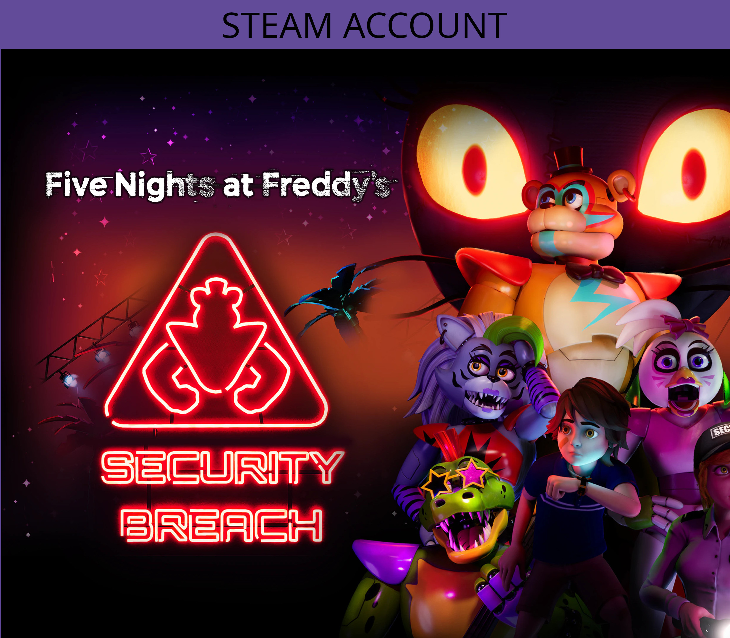 Five Nights at Freddy's: Security Breach Steam Аккаунт