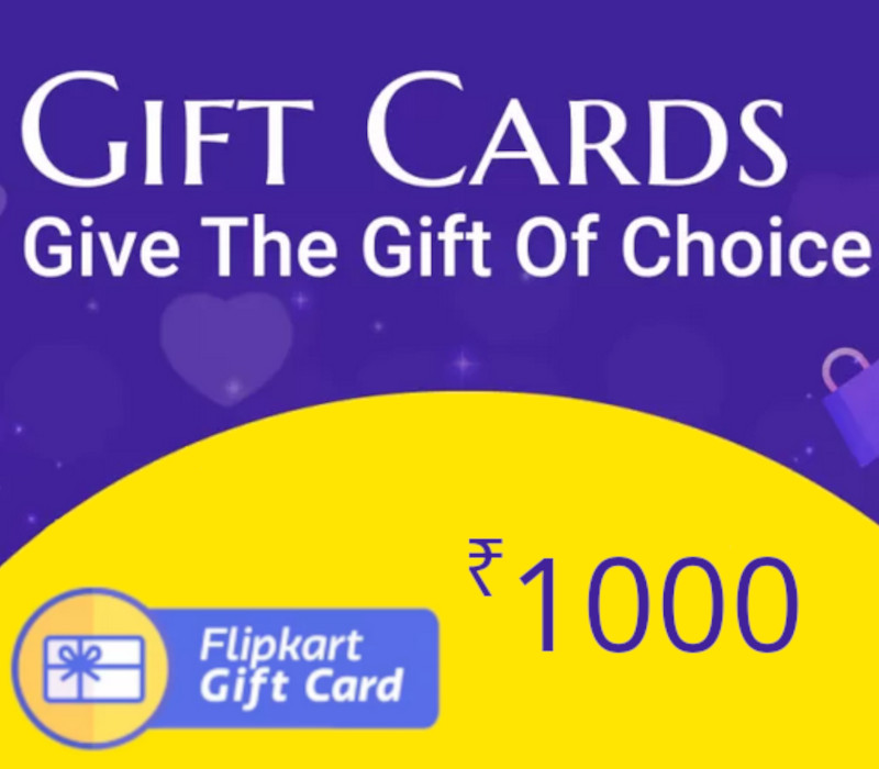 Flipkart INR 1000 Подарочная карта IN