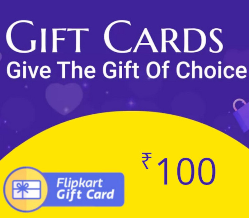 Flipkart INR 100 Подарочная карта IN
