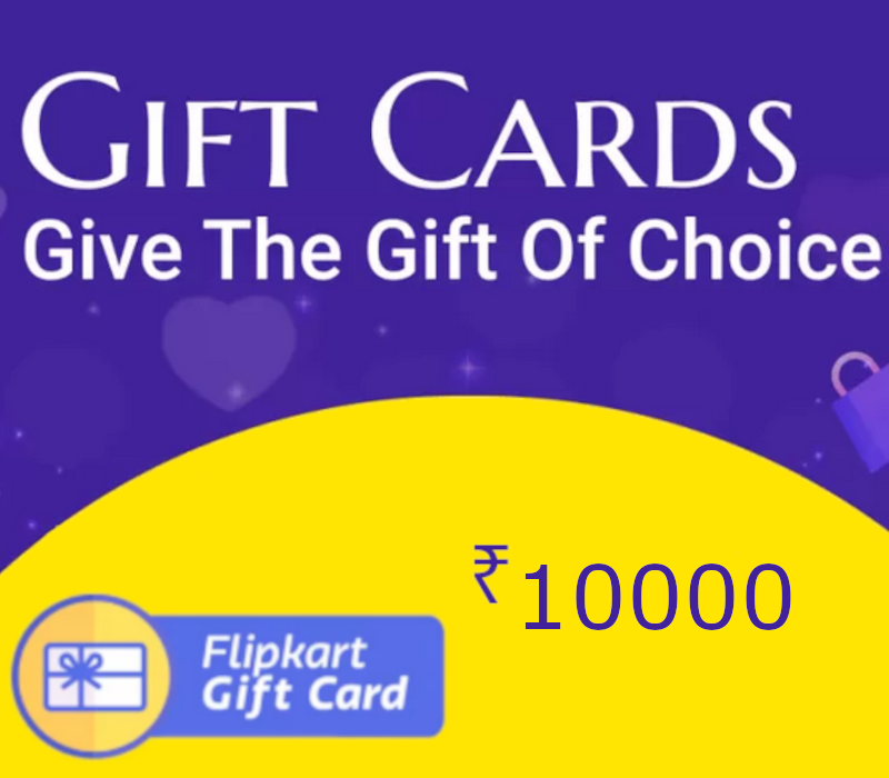 Flipkart INR 10000 Подарочная карта IN