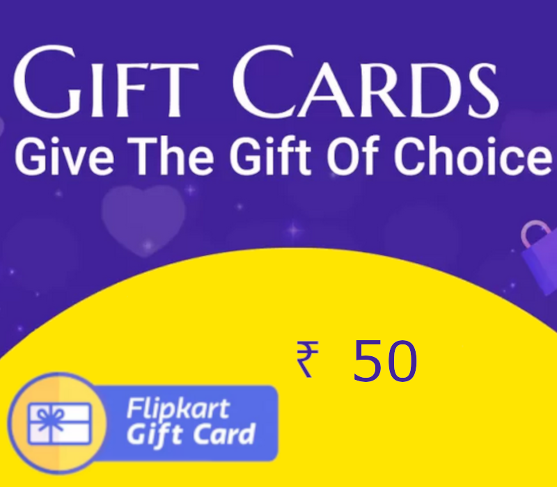 Flipkart INR 50 Подарочная карта IN