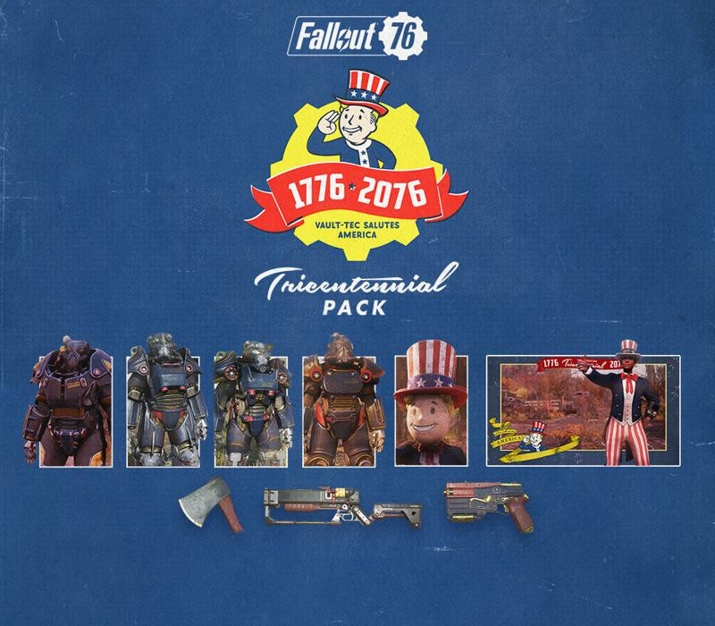 Fallout 76 - Tricentennial Pack DLC PC Steam Ключ