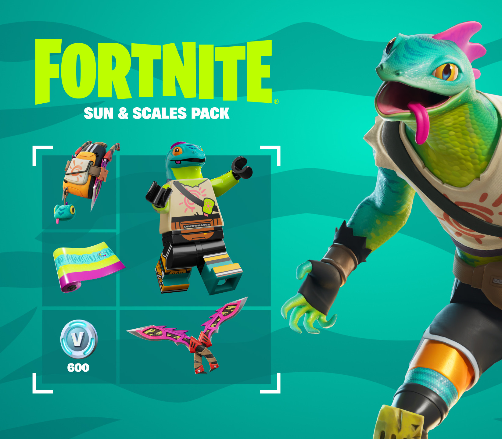 Fortnite - Sun & Scales Pack DLC EU XBOX One / Xbox Series X|S Ключ