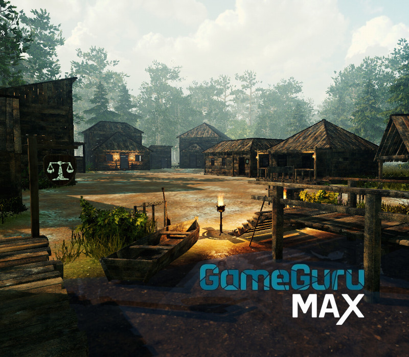 GameGuru MAX - Fantasy Бустер-набор: Lake Town DLC Steam Ключ
