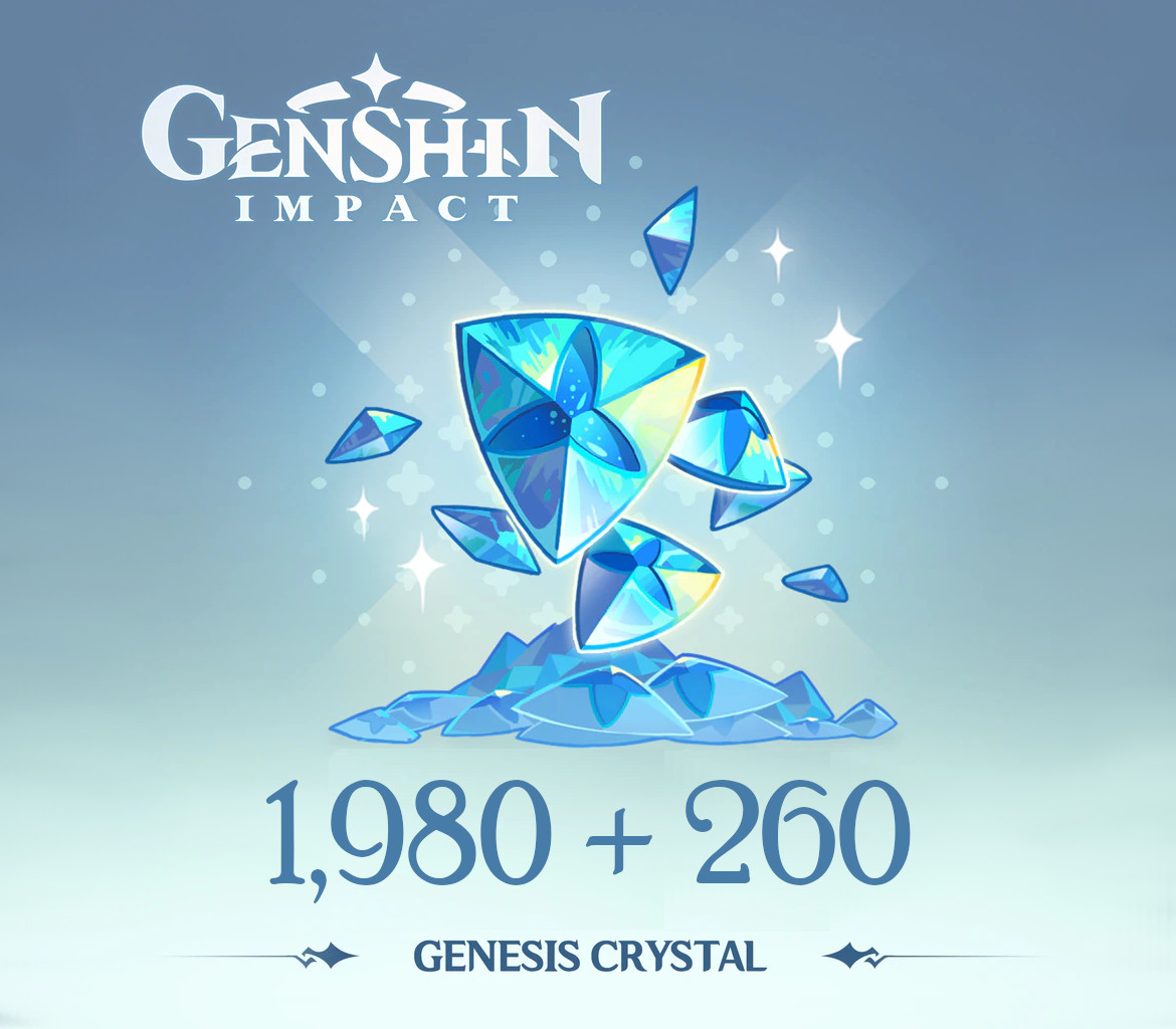 Genshin Impact - 1,980 + 260 Genesis Crystals GalaxyLink Voucher
