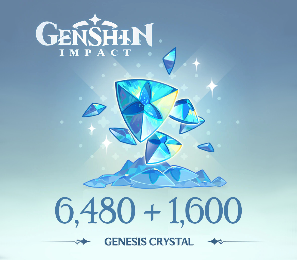 Genshin Impact - 6,480 + 1,600 Genesis Crystals GalaxyLink Voucher