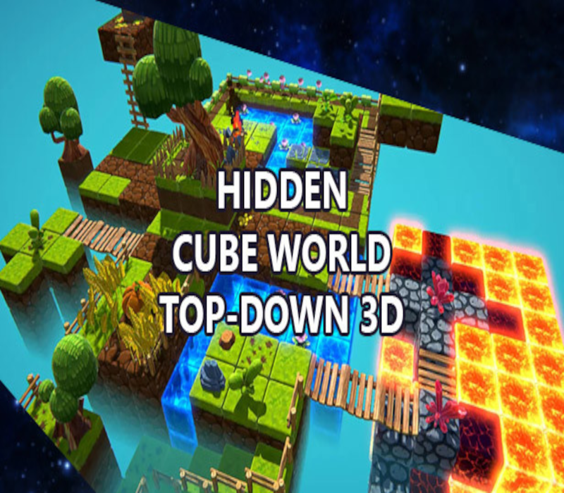 Hidden Cube World Top-Down 3D Steam Ключ