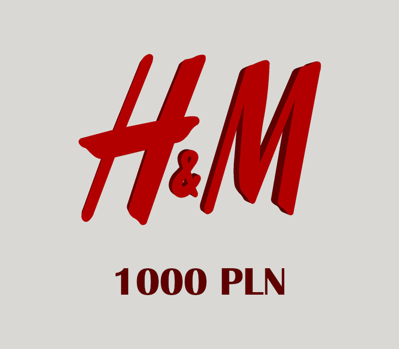 H&M PLN 1000 Подарочная карта PL