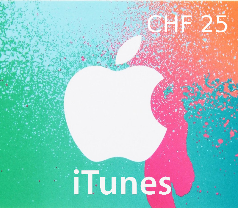 iTunes 25 CHF CH Card
