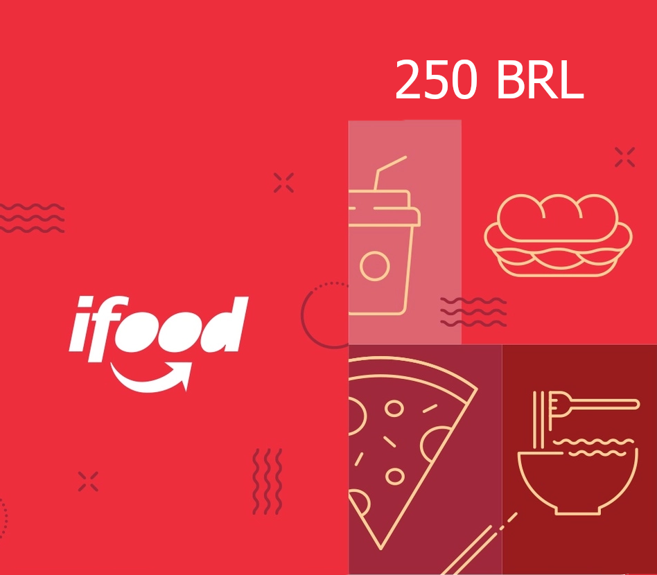 iFood BRL 250 Подарочная карта BR