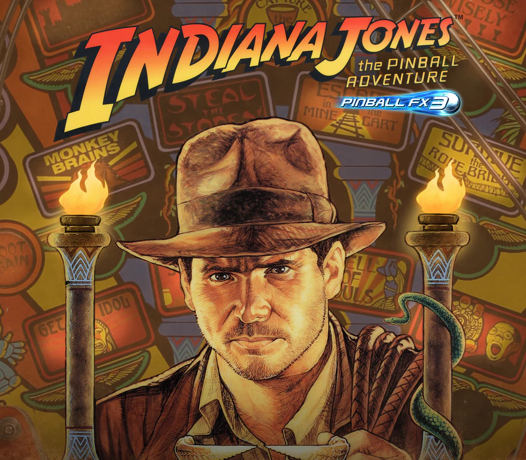 Pinball FX3 - Indiana Jones: The Pinball Adventure DLC Steam Ключ