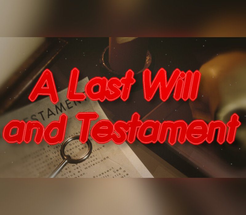 A Last will and Testament: Adventure Steam Ключ