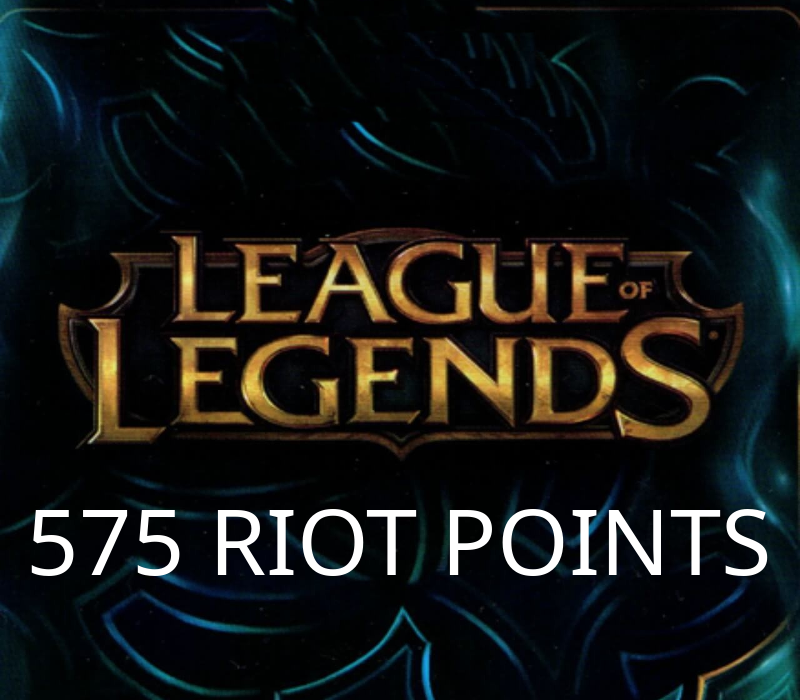 League of Legends 575 RP Предоплаченная карта