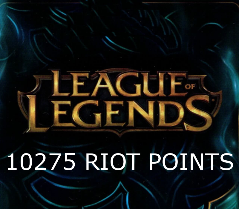 League of Legends 10275 RP Предоплаченная карта TR