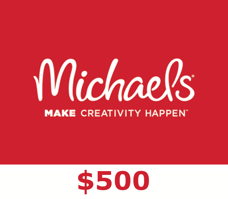 Michaels $500 Подарочная карта US