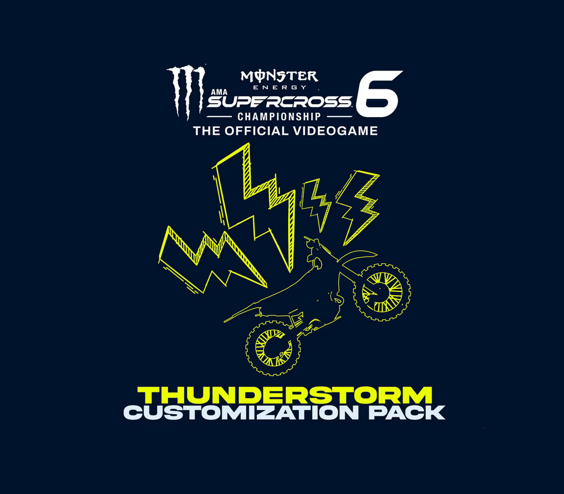 Monster Energy Supercross 6 - Thunderstorm Customization Pack DLC EU PS4 Ключ