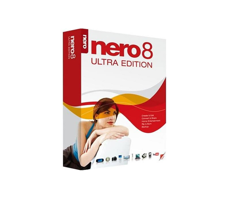 Nero 8 Ultra издание Ключ (5 PCs)