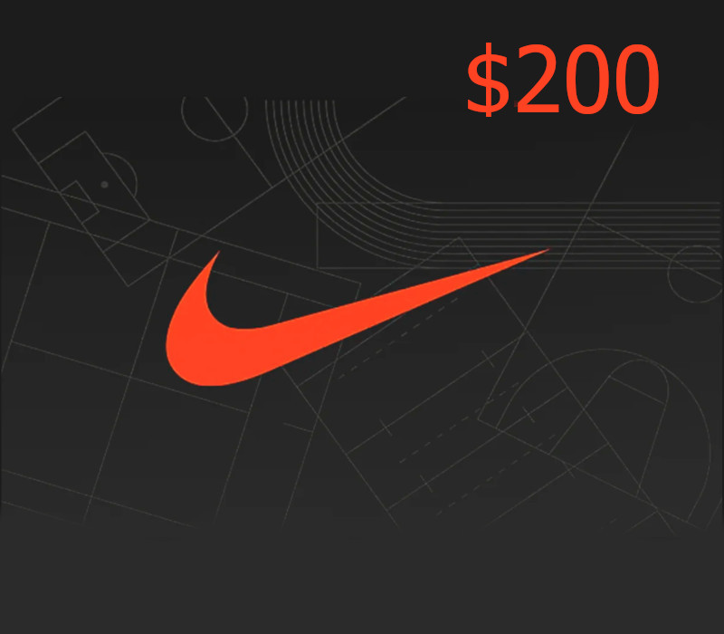 Nike $200 Подарочная карта US