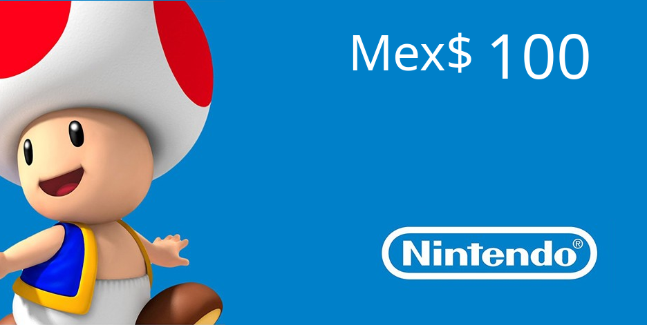 Nintendo eShop Предоплаченная карта MXN 100 MX Key