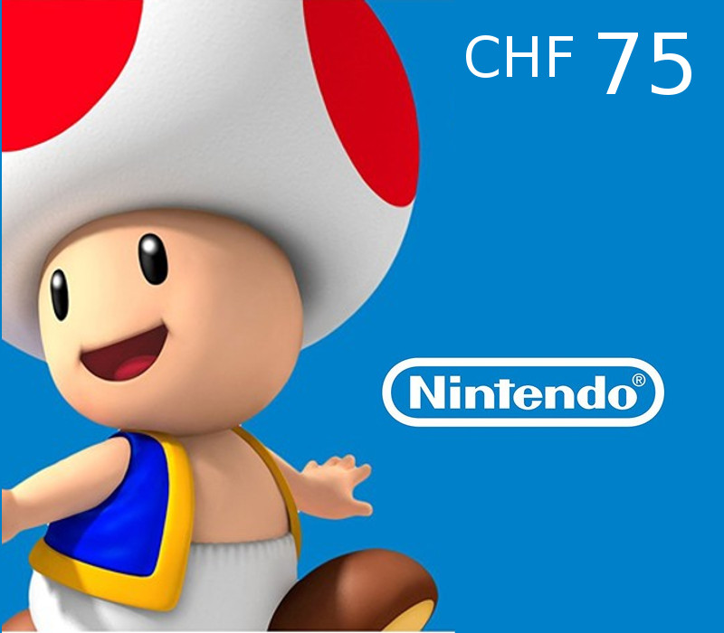 Nintendo eShop Prepaid Card CHF 75 Key CH