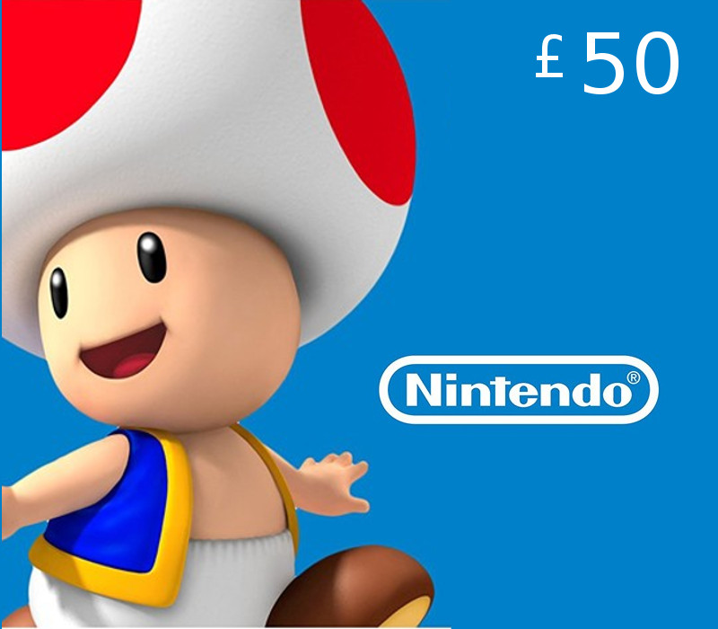 Nintendo eShop Предоплаченная карта GBP 50 Ключ UK