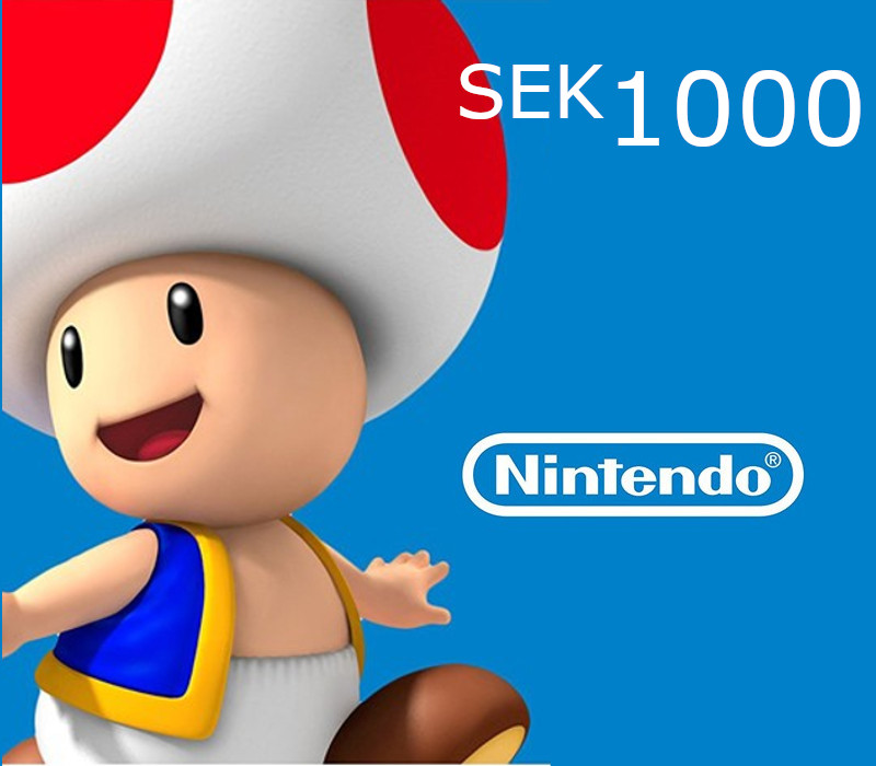 Nintendo eShop Предоплаченная карта SEK 1000 Ключ SE