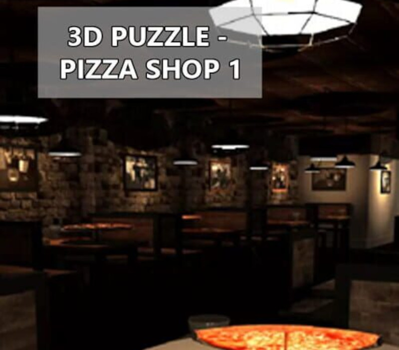 3D PUZZLE - Pizza Shop 1 PC Steam Ключ