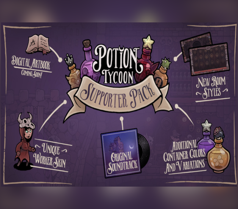 Potion Tycoon - Supporter Pack DLC Steam Ключ