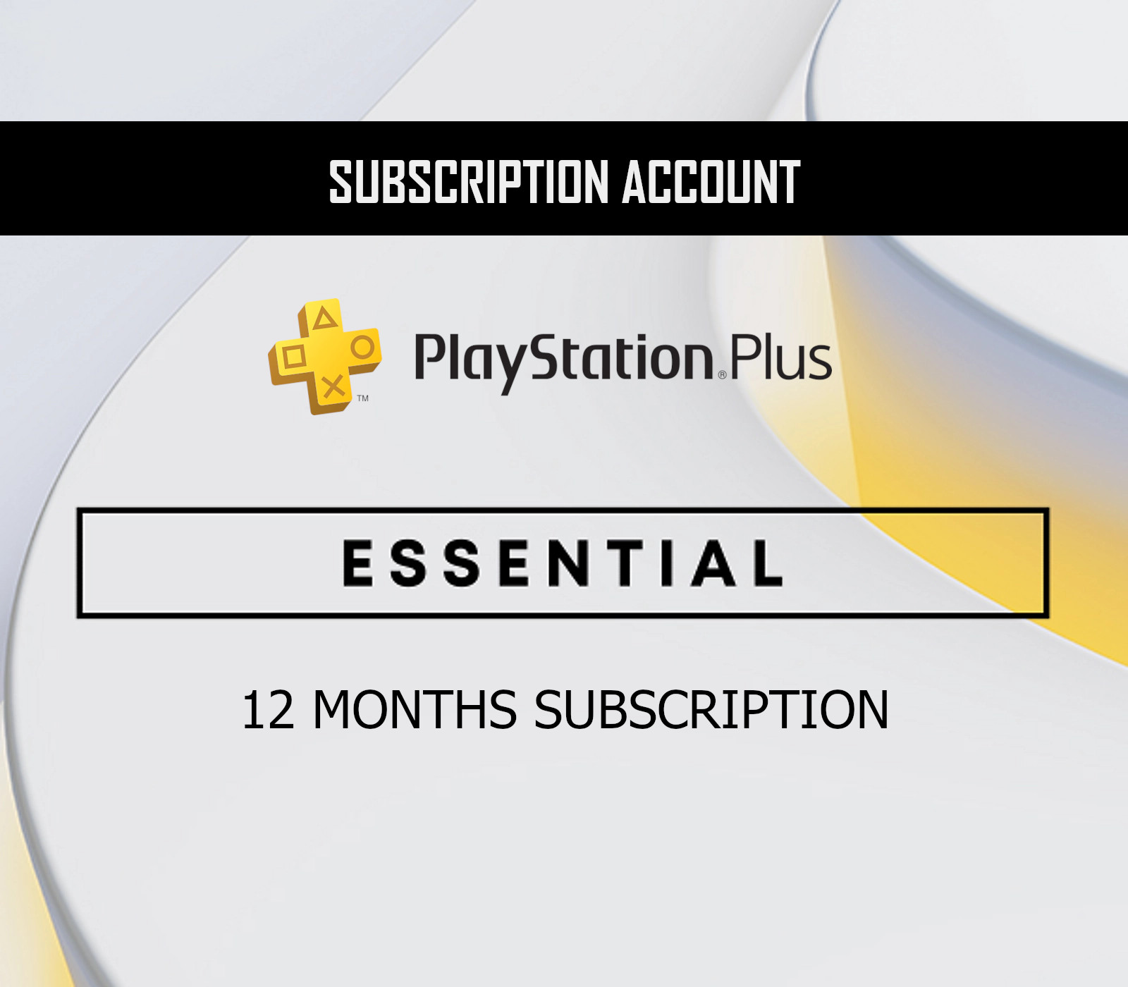PlayStation Plus Essential 12 мес. Subscription Online Аккаунт Activation