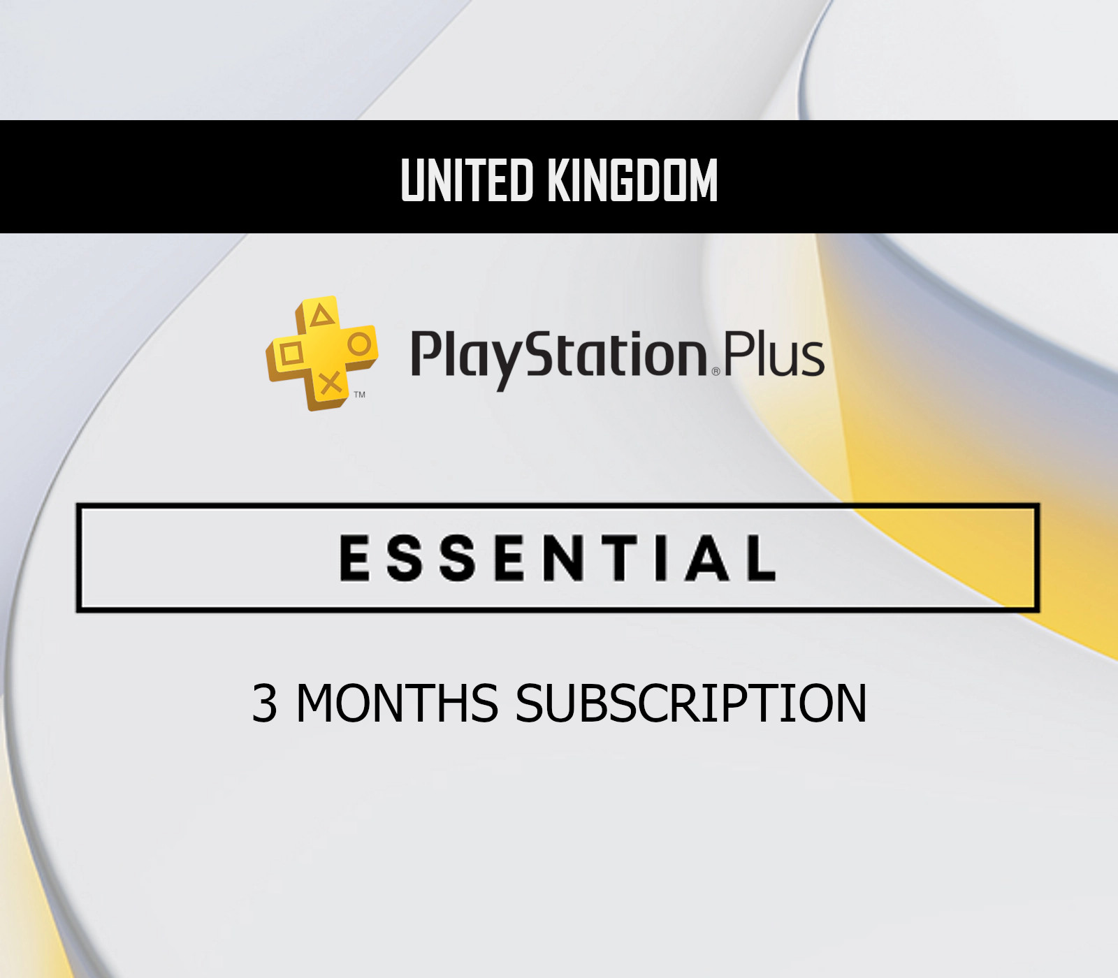 PlayStation Plus Essential 3 мес. Subscription UK