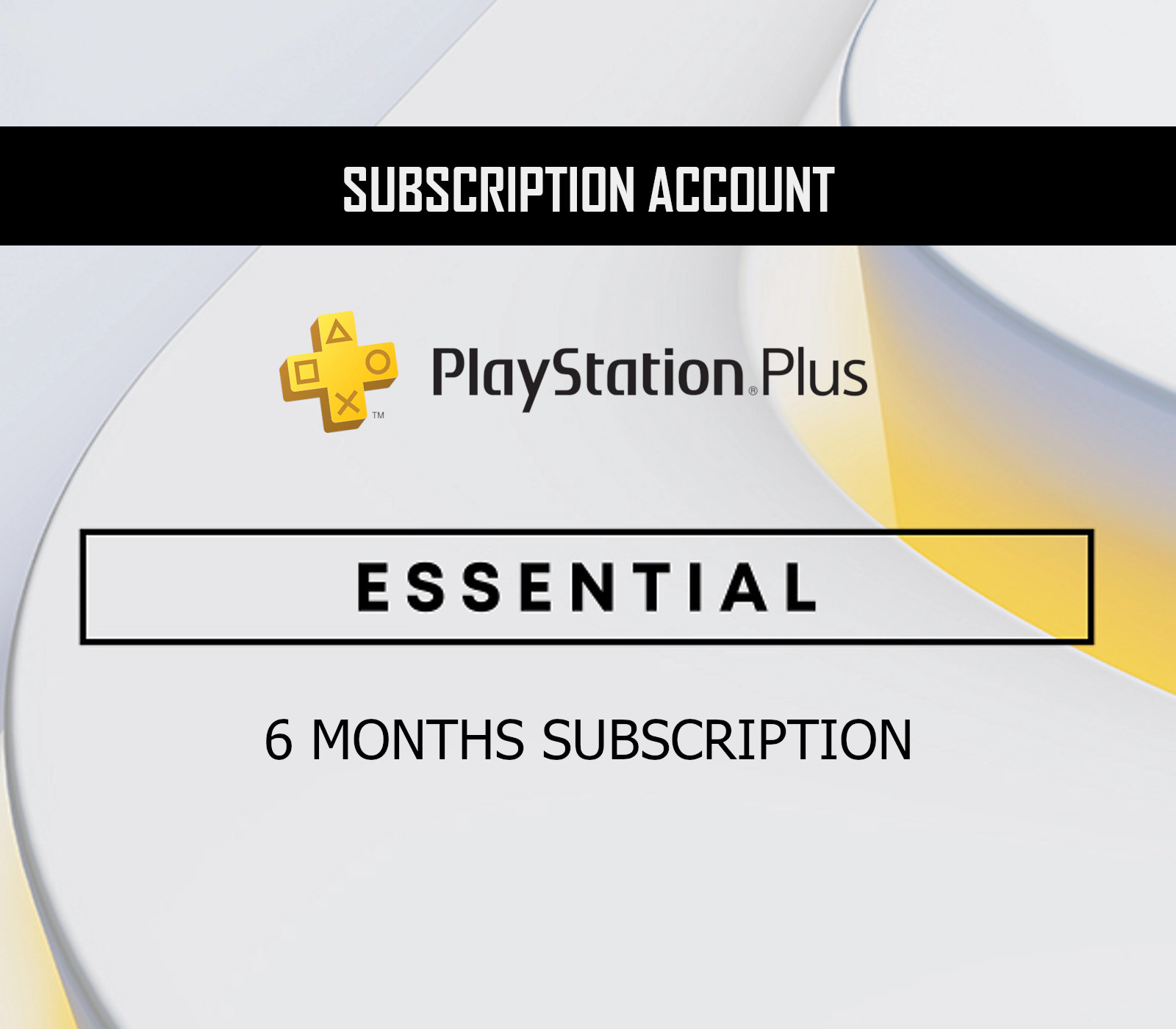PlayStation Plus Essential 6 мес. Subscription Аккаунт