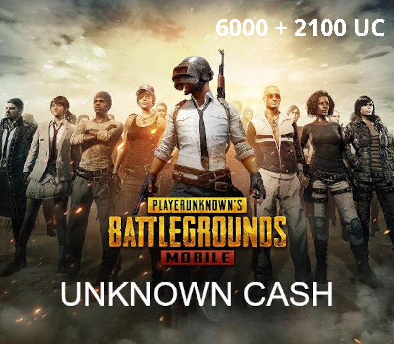 PUBG Mobile - 6000 + 2100 UC QA CD Key