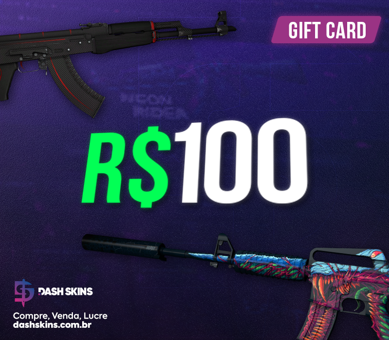 DashSkins R$100 Подарочная карта
