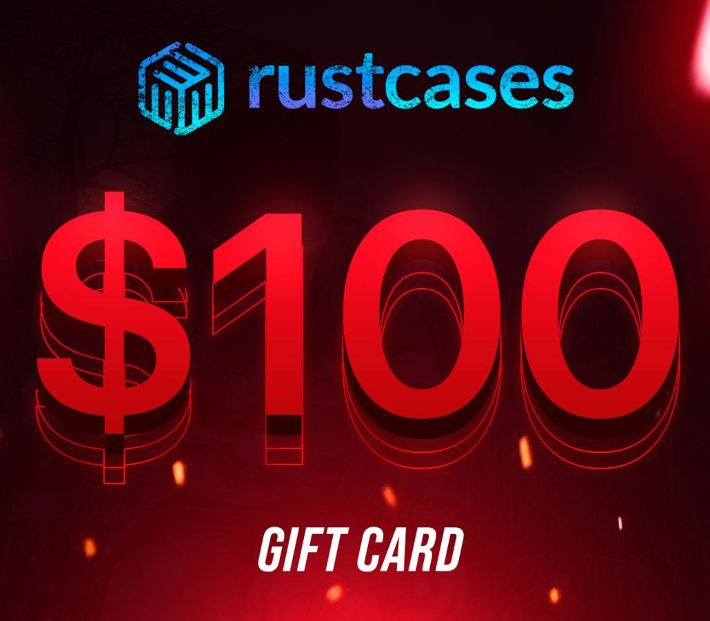 RUSTCASES.com $100 Подарочная карта
