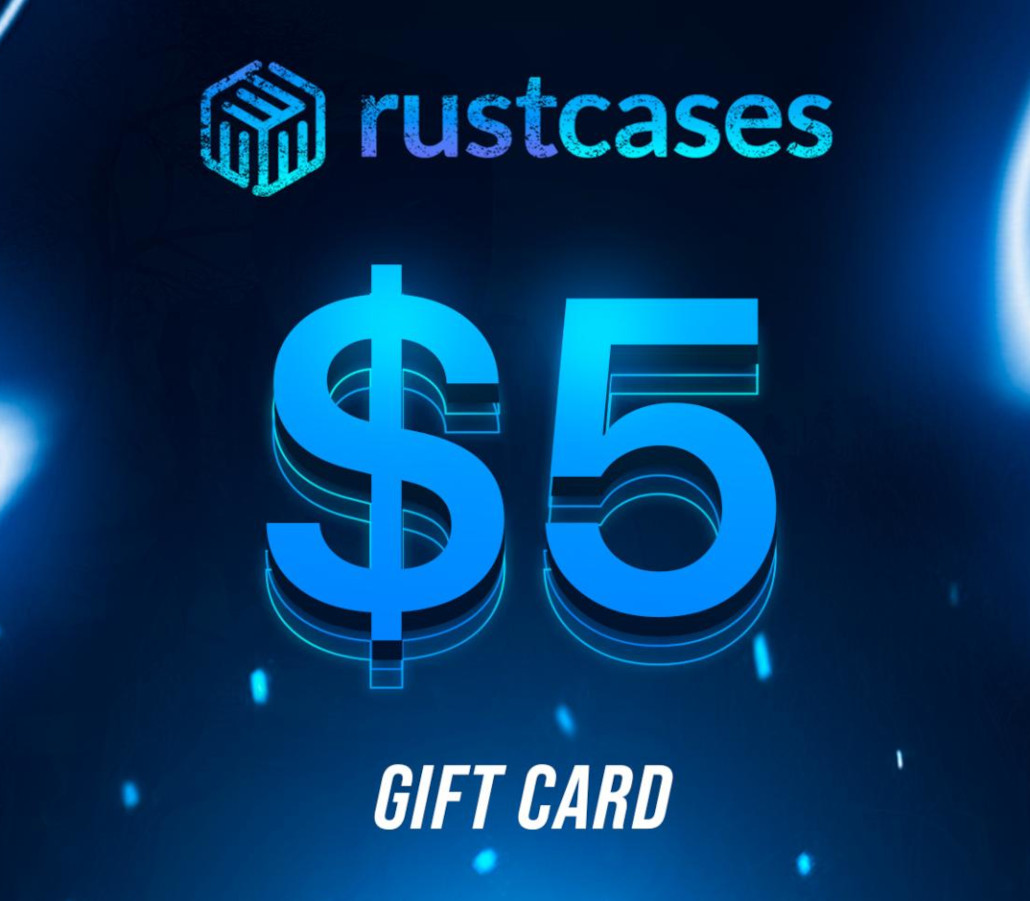 RUSTCASES.com $5 Подарочная карта