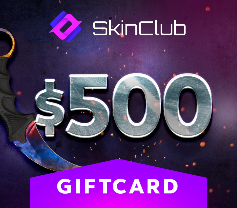 Skin.Club $500 Подарочная карта