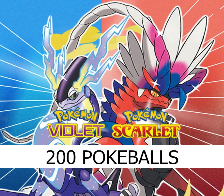 Pokemon Scarlet & Violet - 200 Pokeballs DLC EU Nintendo Switch Ключ