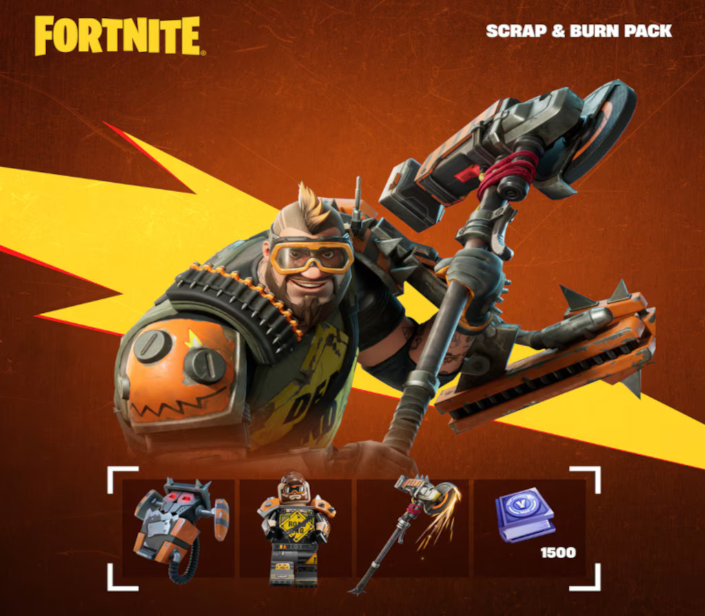 Fortnite - Scrap & Burn Pack DLC ZA XBOX One / Xbox Series X|S Ключ