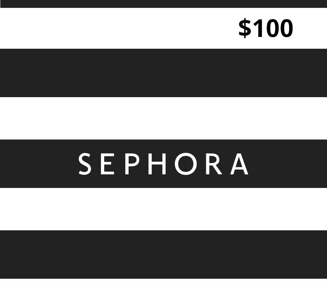 Sephora $100 Подарочная карта US