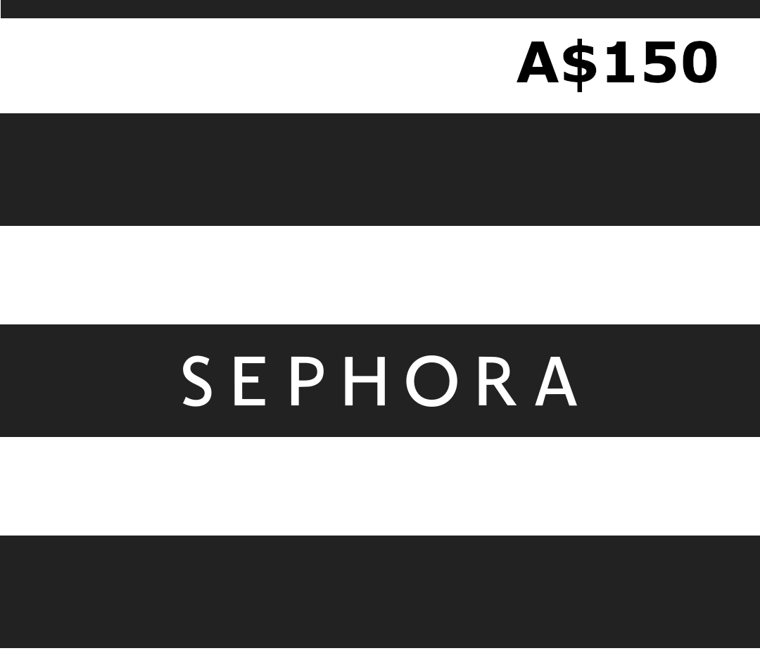 Sephora A$150 Подарочная карта AU