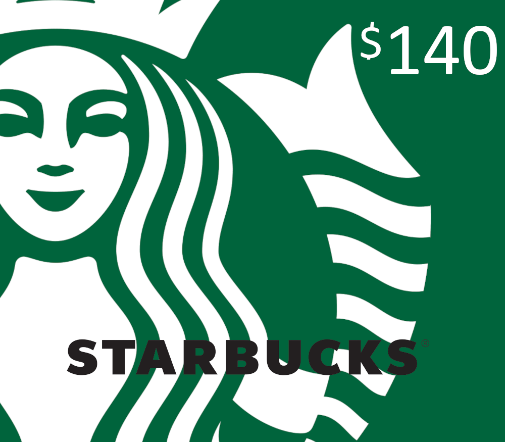 Starbucks $140 Подарочная карта US