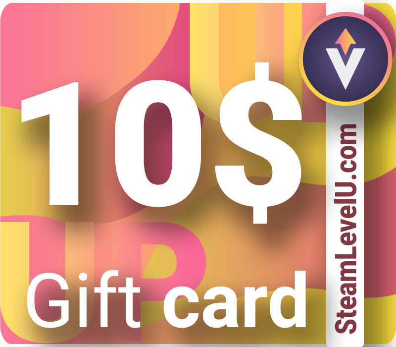 SteamLevelU 10 USD Gift Card