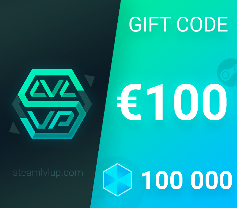 SteamlvlUP €100 Gift Code